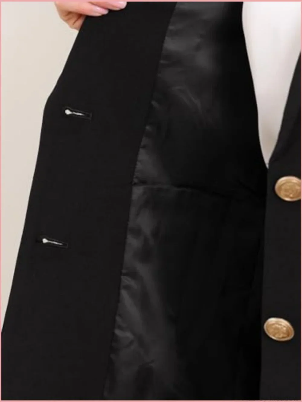 Business Casual Single Breasted Blazer Office Suit Jacket Women
